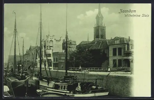 AK Zaandam, Wilhelmina Sluis, Schleuse