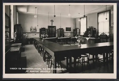 AK Groenlo, Wasch en Huishoudlokaal, R. K. Huishoudschool St. Martha