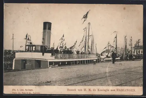 AK Harlingen, Bezoek vah H.M. de Koningin