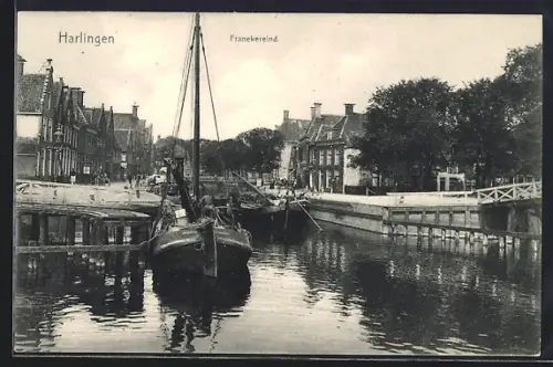 AK Harlingen, Franekereind, Kanalblick