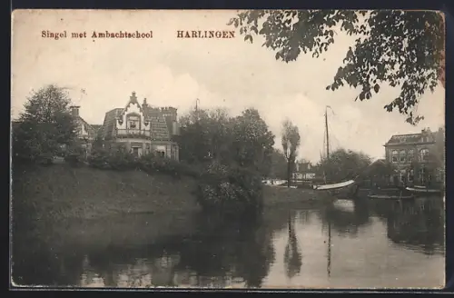 AK Harlingen, Singel met Ambachtschool