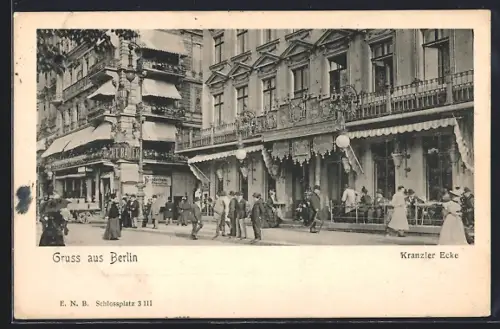 AK Berlin, Kranzler Ecke, Café Bauer