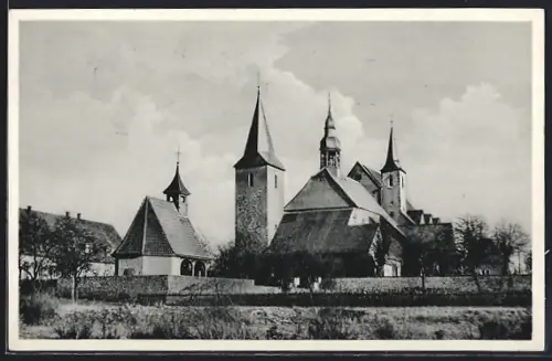 AK Rulle, Kloster, Wallfahrtskirche, Marienbrunnen