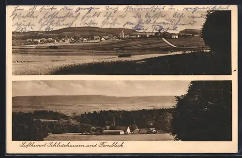 AK Schledehausen / Bissendorf, Ortspanorama