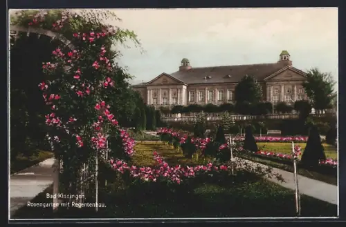 AK Bad Kissingen, Rosengarten, Regentenbau