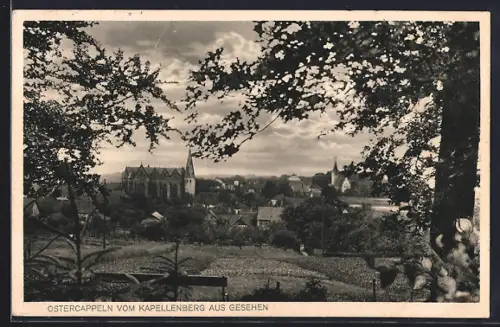 AK Ostercappeln, Ansicht vom Kapellenberg