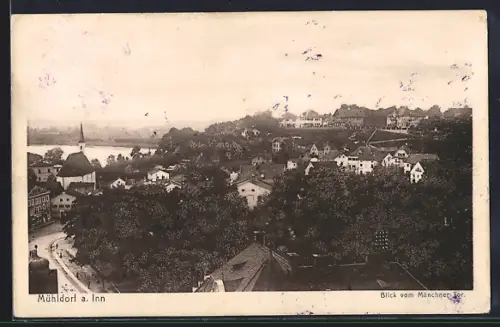 AK Mühldorf a. Inn, Blick vom Münchener Tor