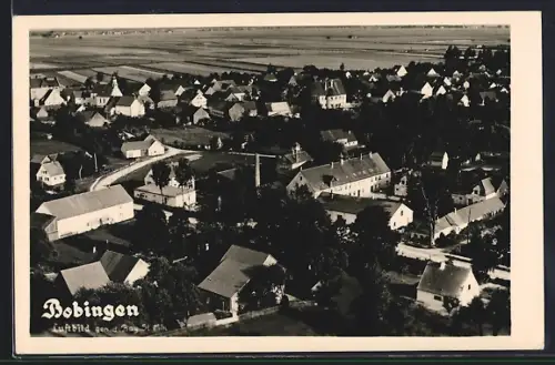 AK Bobingen, Luftbild des Ortes