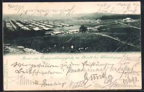 AK Münsingen /Hardt, Truppenübungsplatz