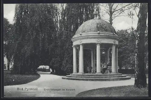 AK Bad Pyrmont, Erdbeertempel im Kurpark
