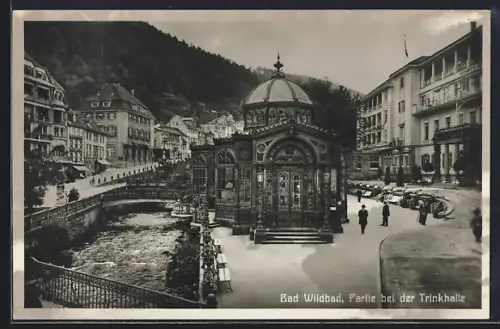 AK Bad Wildbad, Partie bei der Trinkhalle