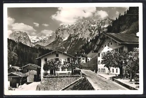 AK Ramsau / Berchtesgaden, Gasthof Oberwirt, Reiteralpe