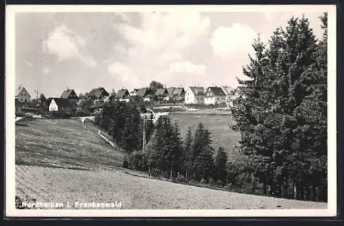 AK Nordhalben i. Frankenwald, Blick auf den Ort