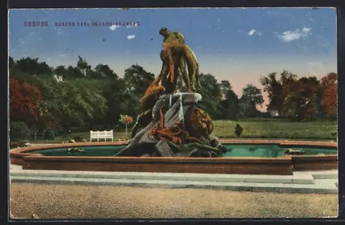 AK Coburg, Herzog Carl Eduard-Brunnen