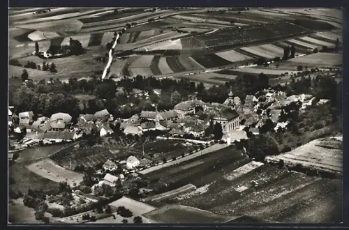AK Castell /Utfr., Ortsansicht aus der Luft