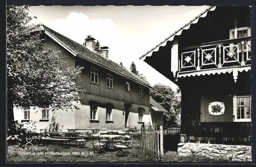 AK Rimbach /Bayer. Wald, Gasthaus am Hohenbogen, Bes. Wilhelmine Bablik