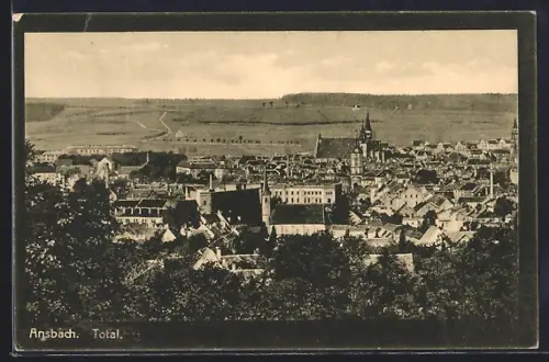 AK Ansbach / Bayern, Gesamtansicht