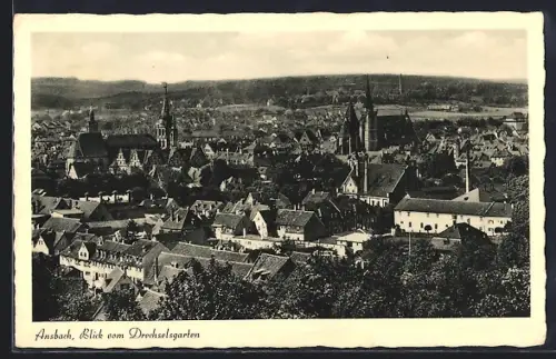AK Ansbach, Blick vom Drechselgarten