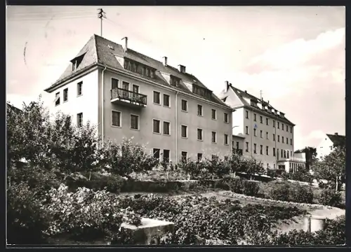 AK Puschendorf bei Fürth, Diakonissenmutterhaus mit Gartenanlagen