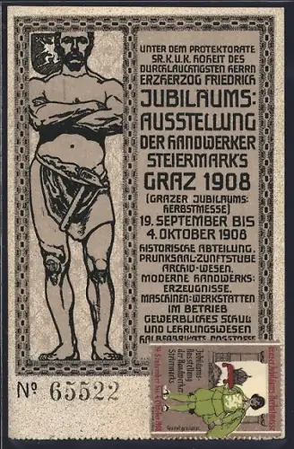 AK Graz, Jubiläums-Ausstellung der Handwerker Steiermarks 1908