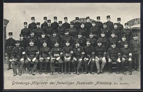 AK Altenberg bei Kapellen, Gründungs-Mitglieder der freiwilligen Feuerwehr
