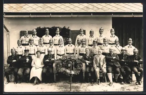 AK Frein, Spritzenweihe der Feuerwehr Frein 1930, Gruppenfoto