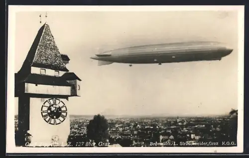 AK Graz, Luftschiff Graf Zeppelin LZ 127