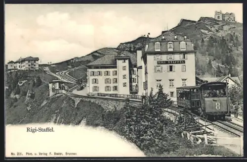AK Rigi-Staffel, Rigibahn bei der Fahrt