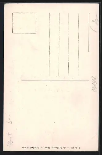 AK St. Oswald bei Gratwein, Josef Steiner`s Gasthof und Strassenpartie