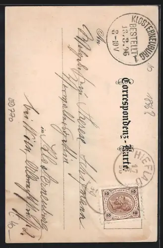 AK Hieflau, Ortsansicht mit Berglandschaft