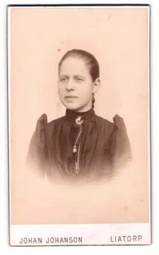Fotografie Johan Johanson, Liatorp, Portrait einer Frau