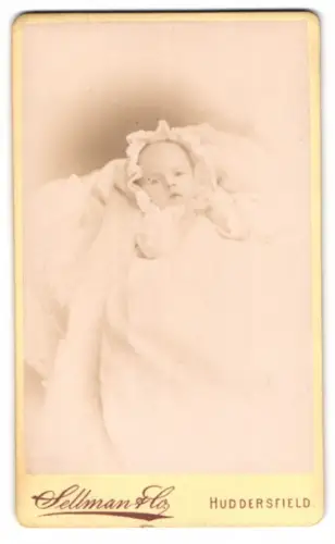 Fotografie Sellman & Co., Huddersfield, West Parade 56, Porträt eines Babys