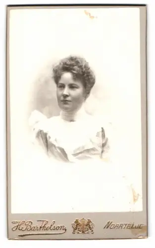Fotografie H. Barthelson, Norrtelje, Porträt einer Dame