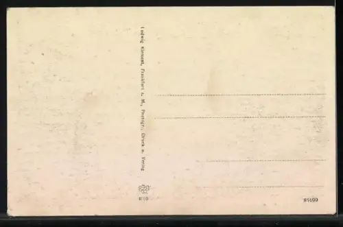 AK Frankfurt a. M., An der Hauptwache, Strassenbahn