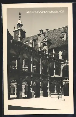 AK Graz, Landhaushof im Sonnenschein