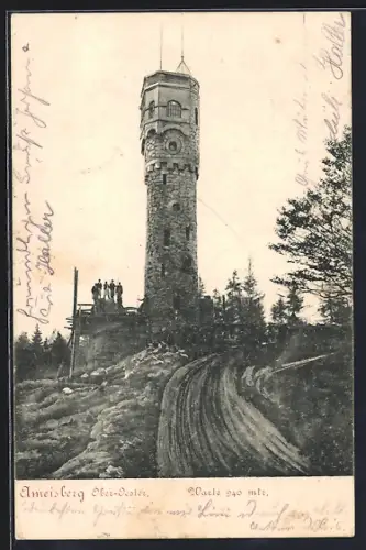 AK Ameisberg /Ober-Öster., Blick auf die Warte