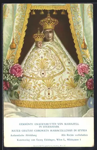 AK Mariazell /Steiermark, Gekrönte Gnadenmutter