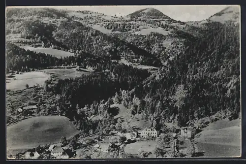 AK Scheibbs-Neubruck, Heim der DAF aus der Vogelschau