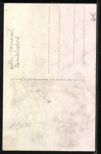 AK Köln, Grosser Kurfürst, Savoy-Hotel während des Karnevalzuges in der Strasse Domkloster 2