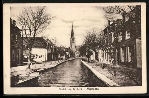 AK Maasland, Gezicht op de Kerk