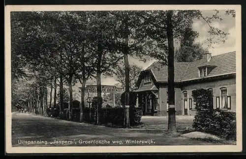 AK Winterswijk, Uitspanning Jaspers, Groenlosche weg