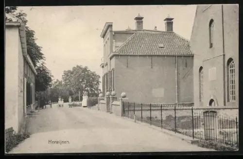 AK Herwijnen, Kerkeneind, met kinderen
