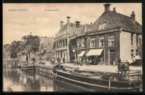 AK Harlingen, Franekereind, met winkels