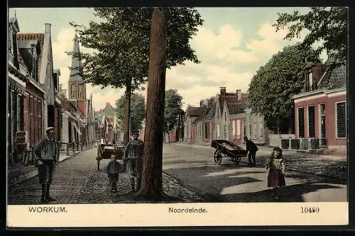 AK Workum, Noordeinde met kerk