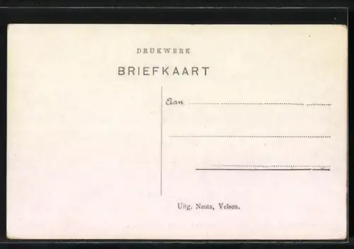 AK Workum, Gezicht op de Herv. Kerk