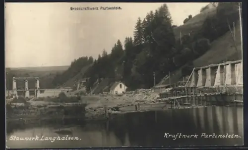 AK Kleinzell im Mühlkreis, Partenstein, Stauwerk Langhalsen, Kraftwerk