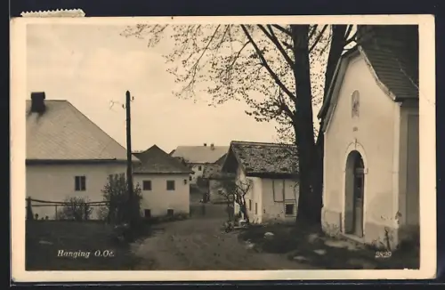 AK Hanging /O. Oe., Ortspartie mit Wohnhäusern
