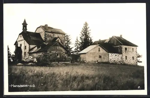AK St. Johann am Wimberg, Blick zur Gastwirtschaft Hansberg