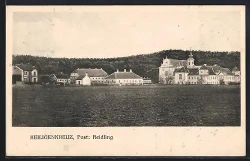 AK Gutenbrunn, Heiligenkreuz bei Reidling, Ortsansicht von der Weide aus