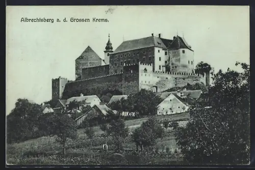 AK Albrechtsberg a. d. grossen Krems, Ansicht der herrschaftlichen Burg